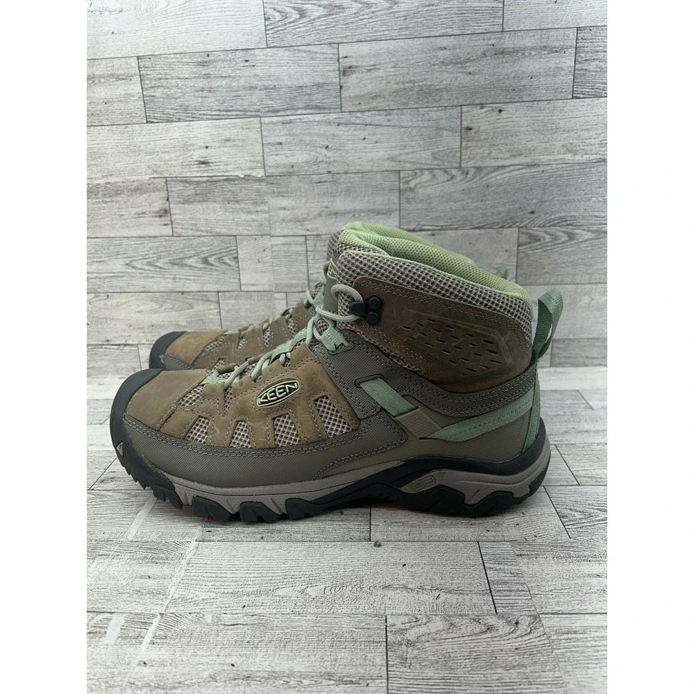 Keen Targhee Vent Mid Boots Women Size 11 Hiking Shoes‎ Waterproof Trail Outdoor